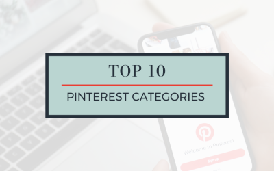 Top 10 Most Popular Pinterest Categories for 2023